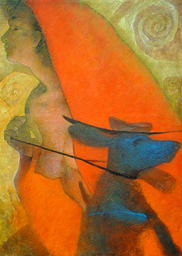 Bound - Oil and Wax on Canvas
