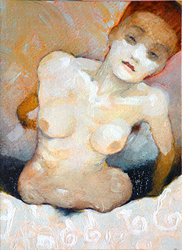 Climb - painting by Bill Wrigley, 2004